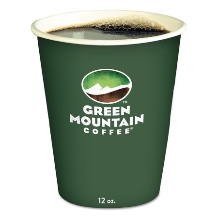 GREEN MOUNTAIN COFFEE Paper Hot Cups, 12 oz, Green Mountain Design, Multicolor, PK1000 PK 93766